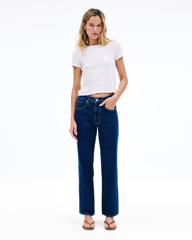 Slvrlake Denim Sophie Evermore Straight - Mid Rise