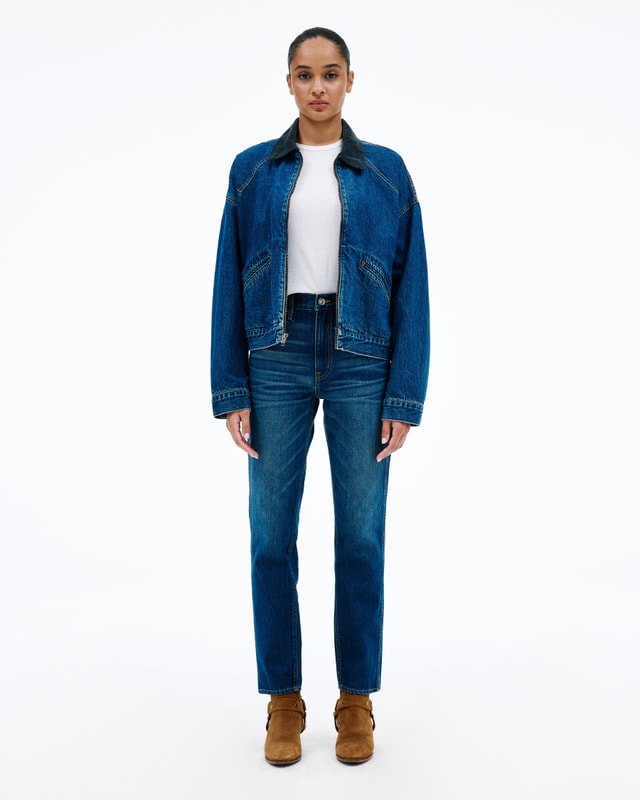 Slvrlake Denim Virginia Slim Doheny Slim - High Rise