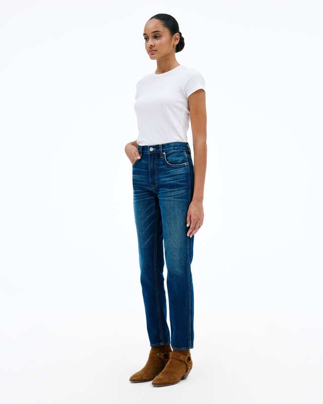 Slvrlake Denim Virginia Slim Doheny Slim - High Rise