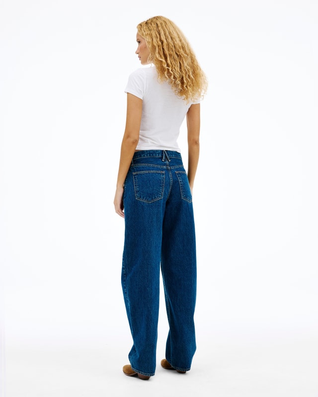 slvrlake denim Tess Long Fool Me Once Curve - Low Rise