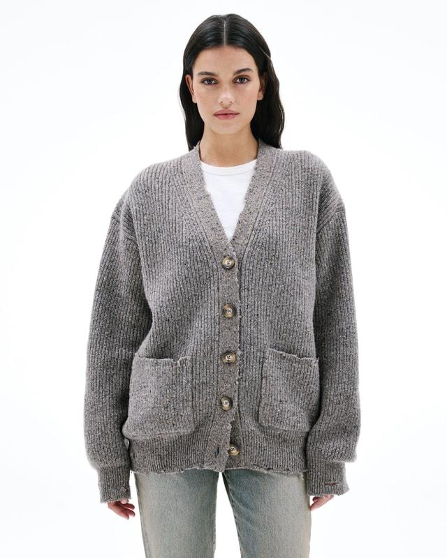 Slvrlake Denim Venice Boyfriend Cardigan Woodsmoke Cardigan