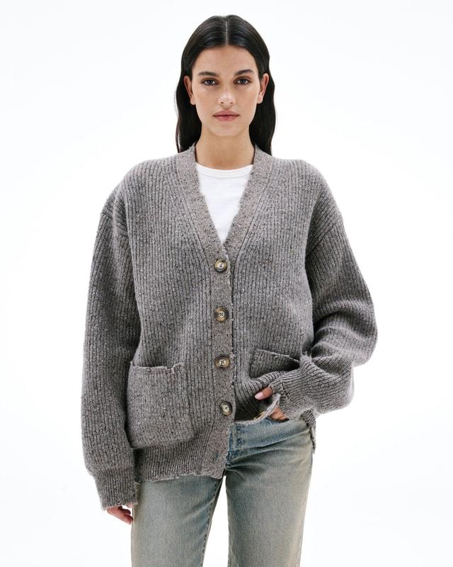 Slvrlake Denim Venice Boyfriend Cardigan Woodsmoke Cardigan