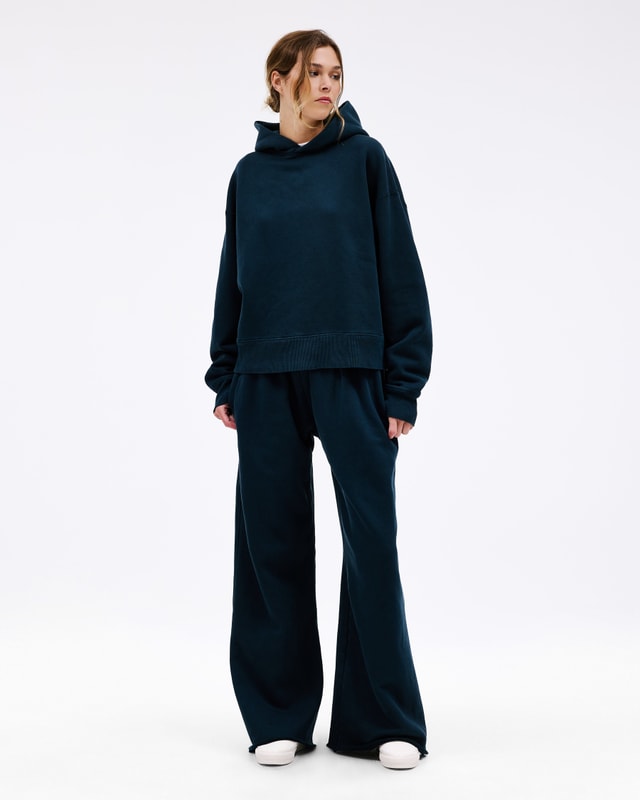 Slvrlake Denim Wide Sweat Pant Charcoal Also Available In Knit