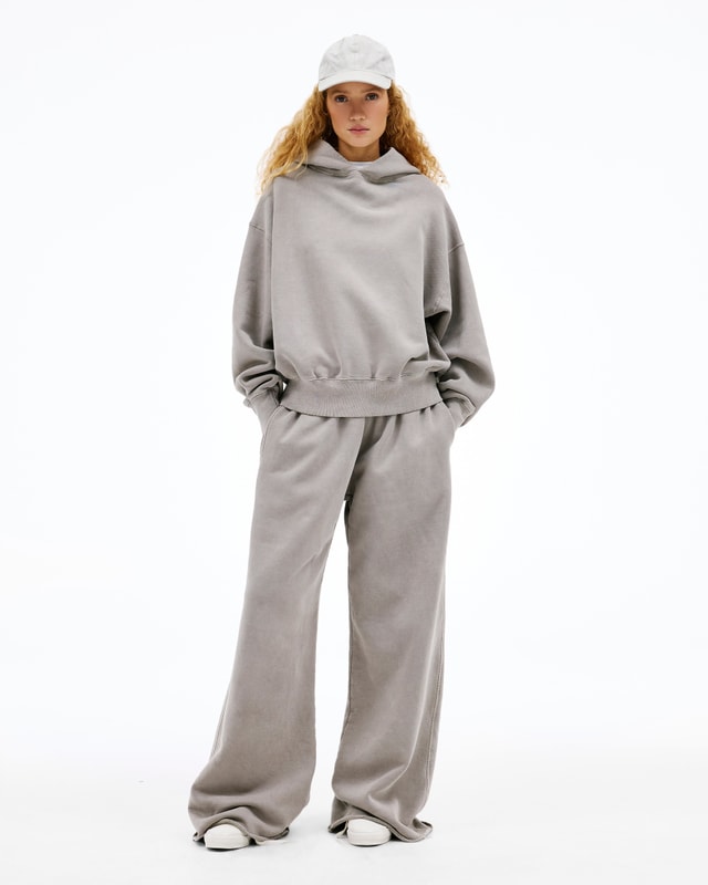 Slvrlake Denim Wide Sweat Pant Driftwood Also Available In Knit