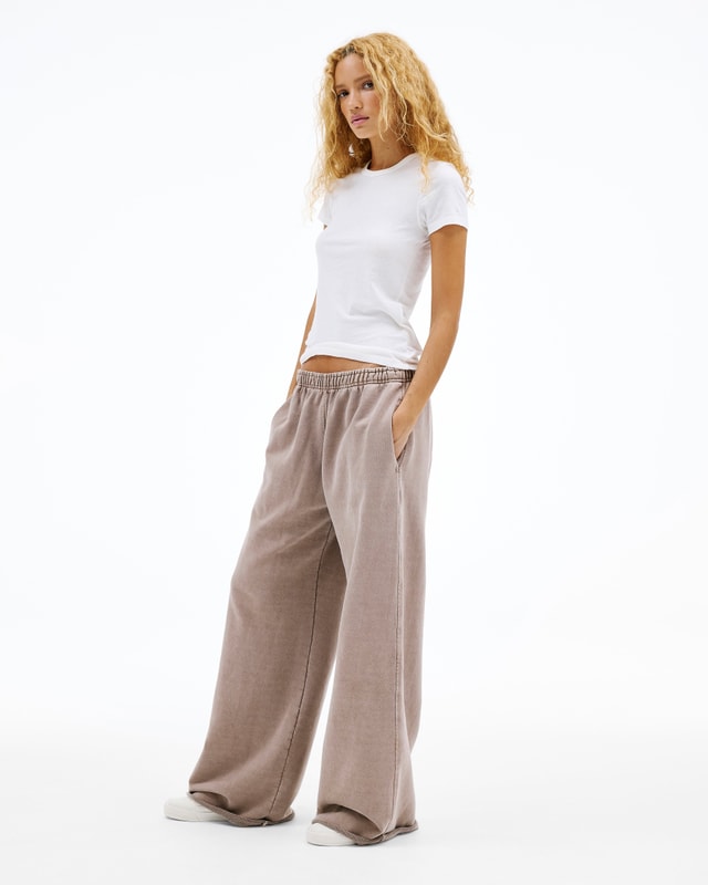 Slvrlake Denim Wide Sweat Pant Sedona Also Available In Rigid
