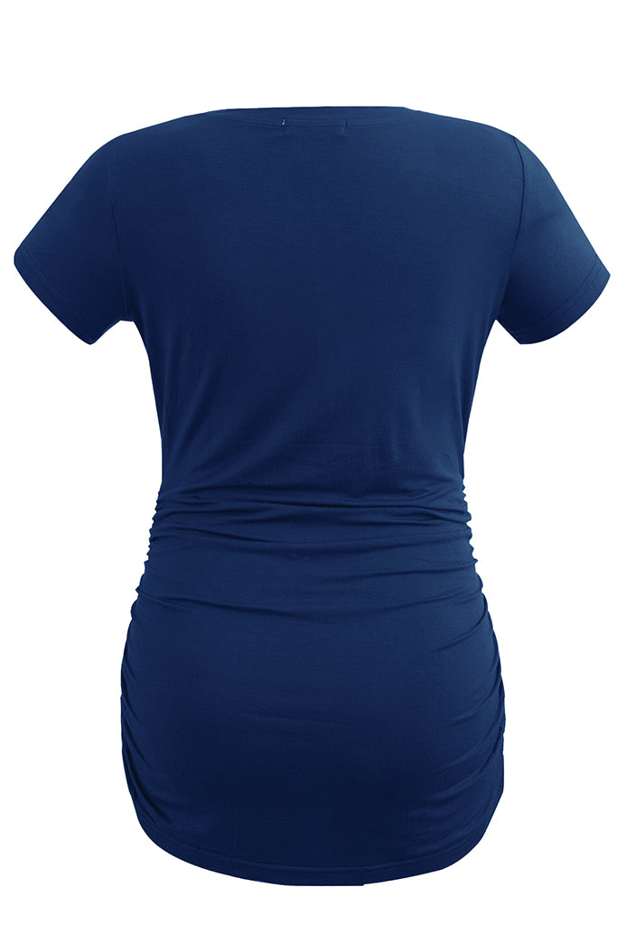 smallshow Casual V Neck Maternity Tops