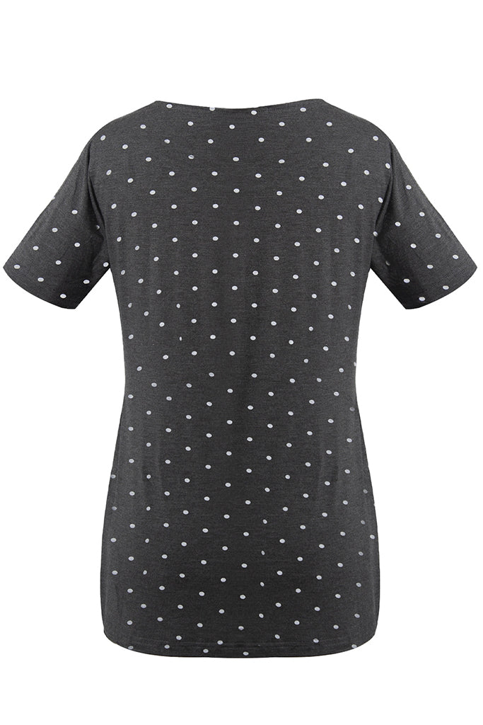 Smallshow Floral Short Sleeve Nursing Tops