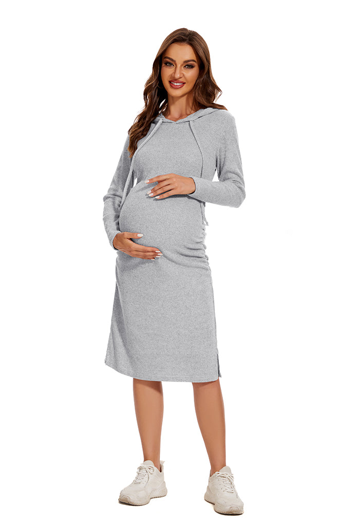 smallshow Knit Maternity Sweater Dress