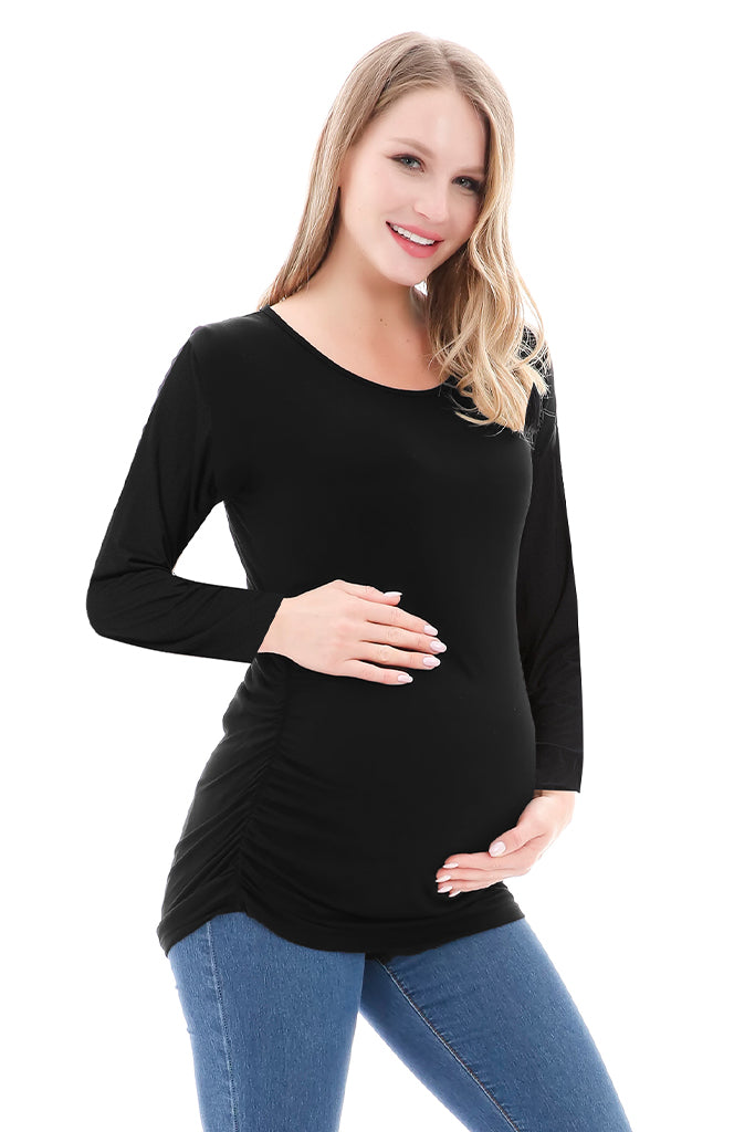 Smallshow Smallshow Long Sleeve Maternity Tops 3-Pack