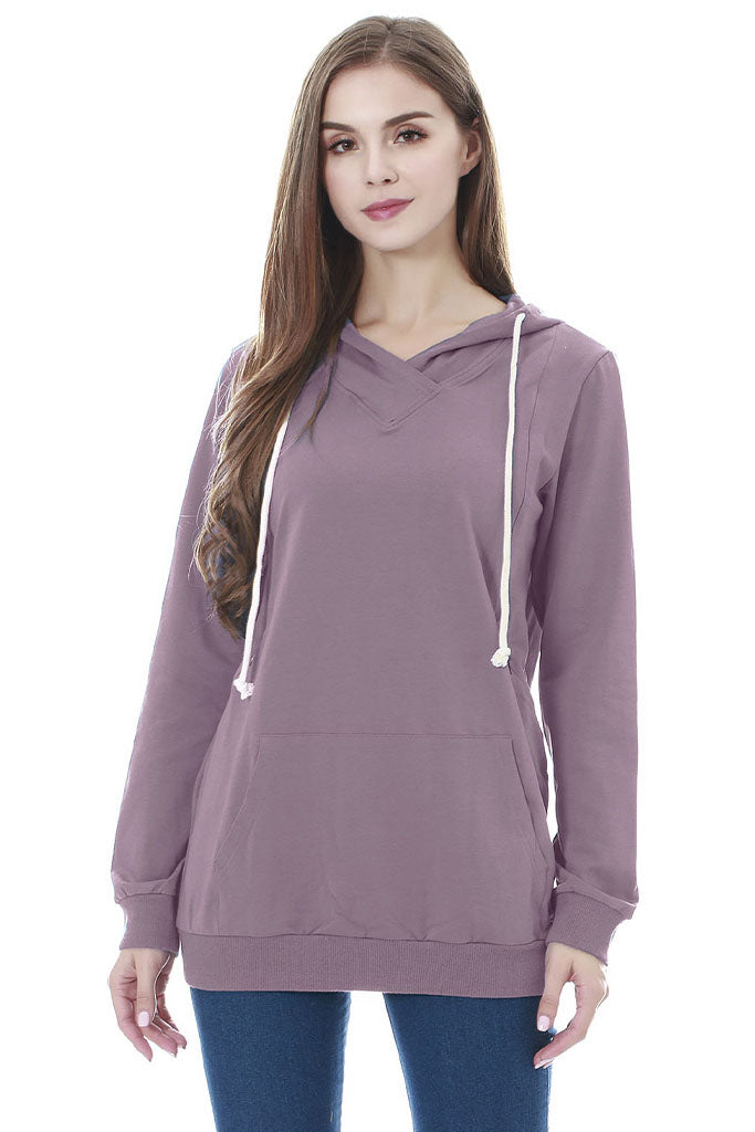 smallshow Maternity Nursing Hoodie