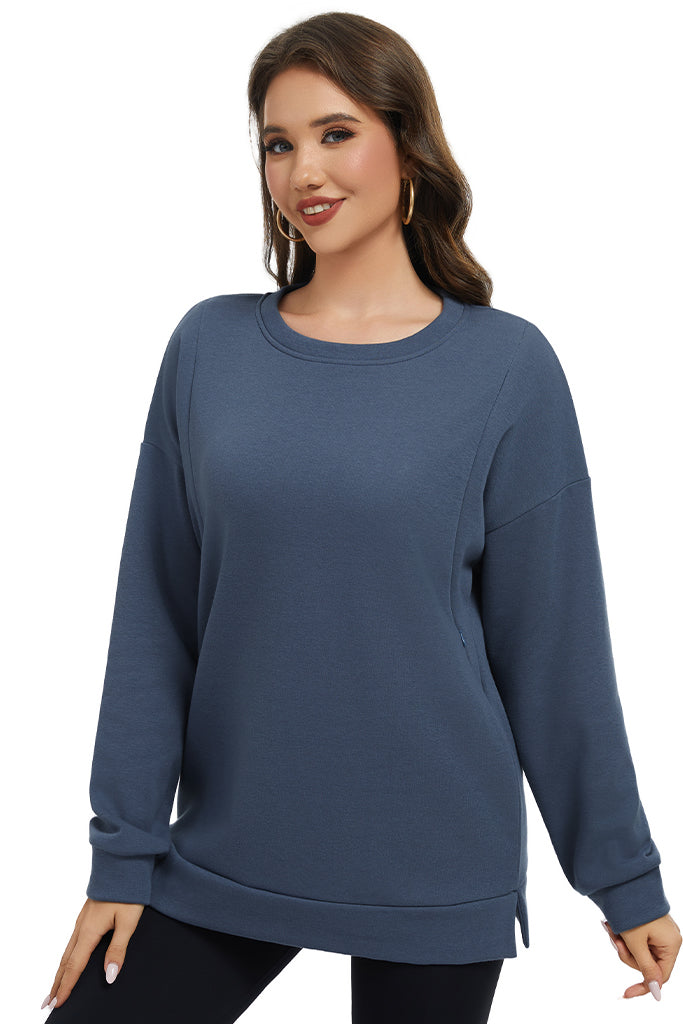 Smallshow Nursing Sweatshirt For Breastfeeding