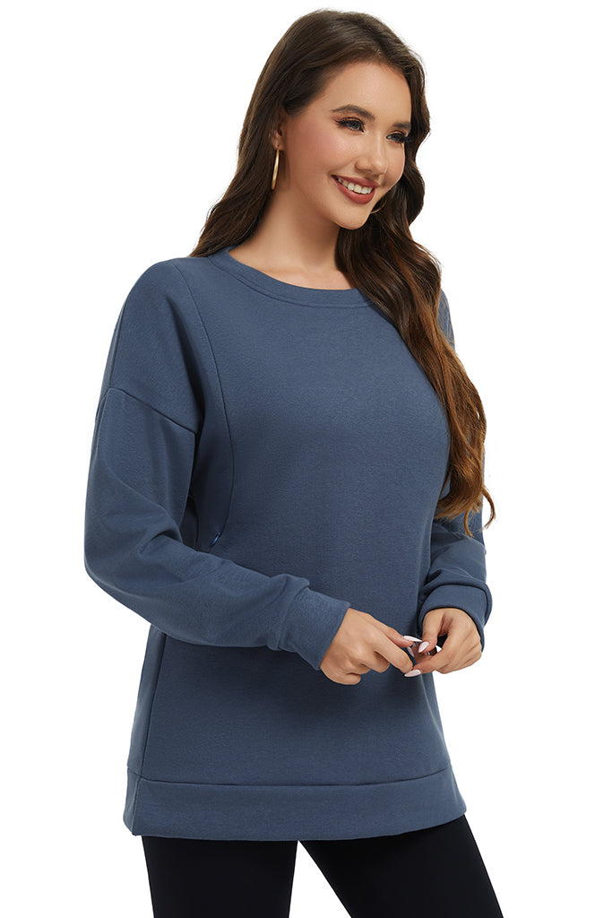 Smallshow Nursing Sweatshirt For Breastfeeding