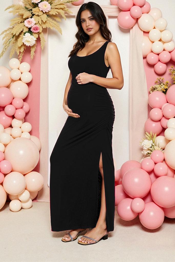 Smallshow Smallshow Sleeveless Maternity Baby Shower Dress