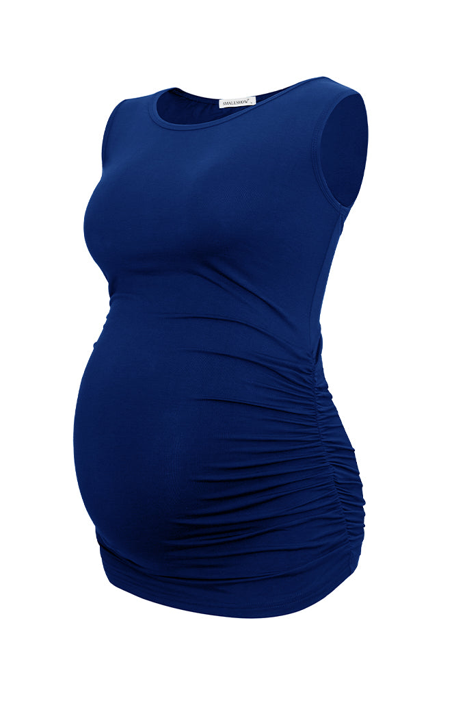 smallshow Summer Sleeveless Maternity Tank Tops
