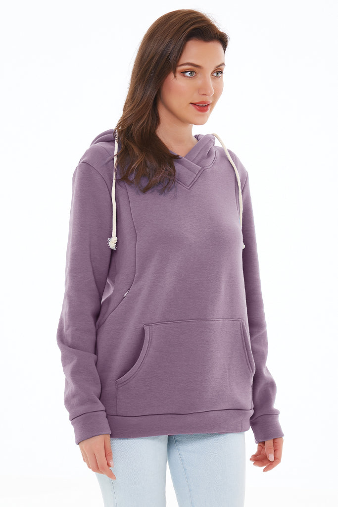 Smallshow UILGO Fleece Maternity & Nursing Hoodie