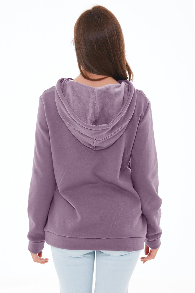 Smallshow UILGO Fleece Maternity & Nursing Hoodie