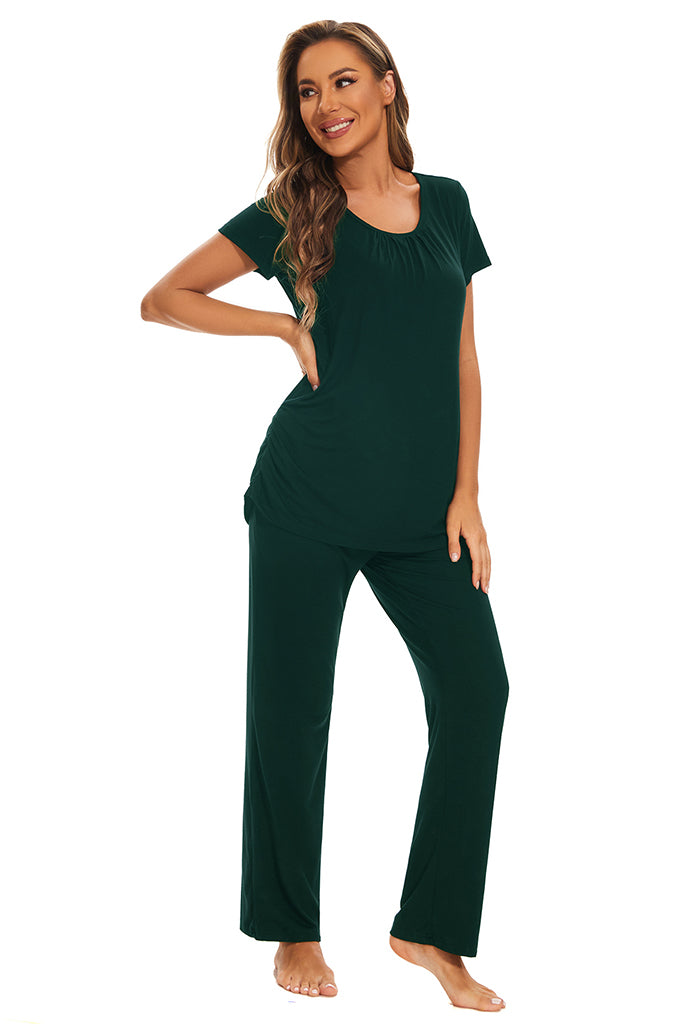 Smallshow UILGO Maternity Nursing Pajama Set