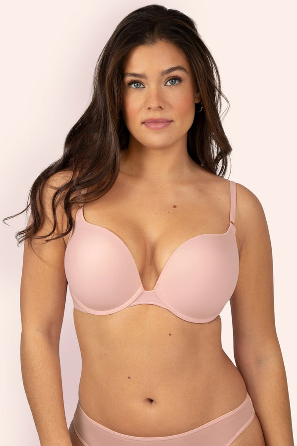 Smart & Sexy Add 2 Cup Sizes Push-Up Bra | Blushing Rose Mesh