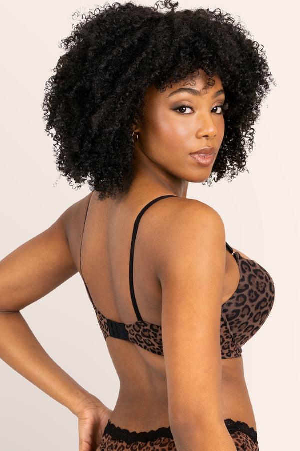 Smart & Sexy Add 2 Cup Sizes Push-Up Bra | Classic Leopard