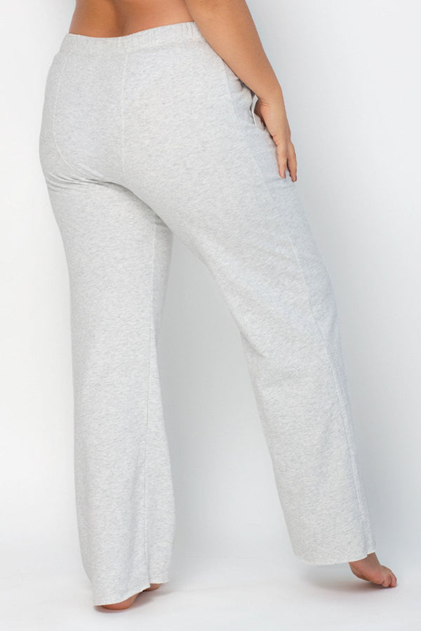 Smart & Sexy Boyfriend Lounge Pant | Light Grey Heather Cotton