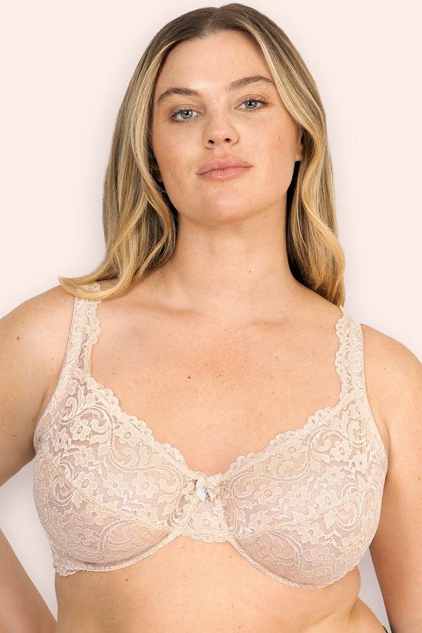 smart & sexy Curvy Signature Lace Underwire Bra With Added Support | In The Buff Lace