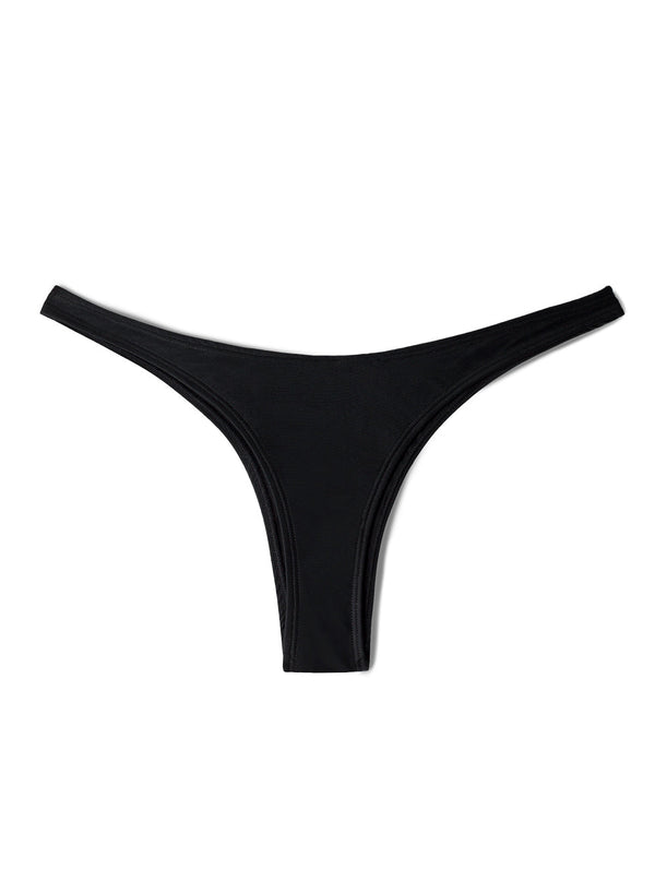 Smart & Sexy French Cut Brazilian Bikini Bottom | Black Hue