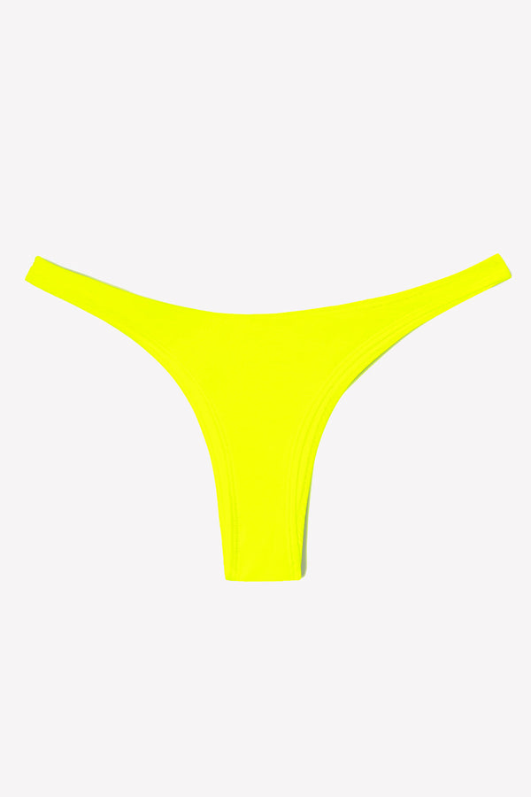 Smart & Sexy French Cut Brazilian Bikini Bottom | Neon Yellow