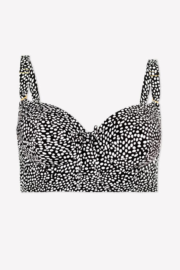 Smart & Sexy Long Lined Underwire Bikini Top | Fresh Water Pearl