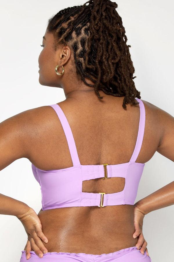 Smart & Sexy Long Lined Underwire Bikini Top | Stellar Orchid