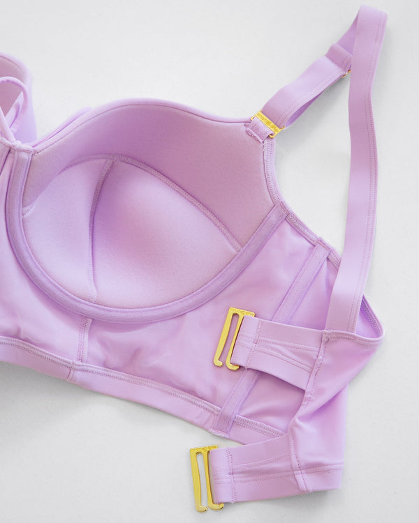 Smart & Sexy Long Lined Underwire Bikini Top | Stellar Orchid