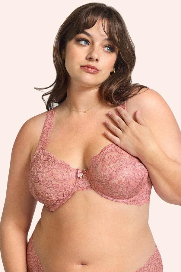 Smart & Sexy Plus Size Signature Lace Unlined Underwire Bra With Added Support | Foxglove