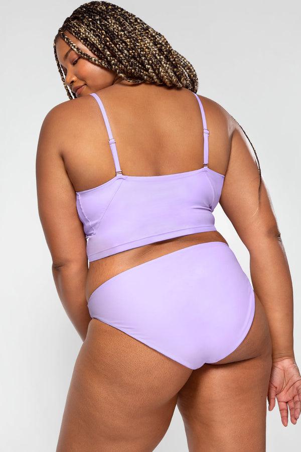Smart & Sexy Reversible Cheeky Bikini Bottom | Lilac Iris/Punchy Peach