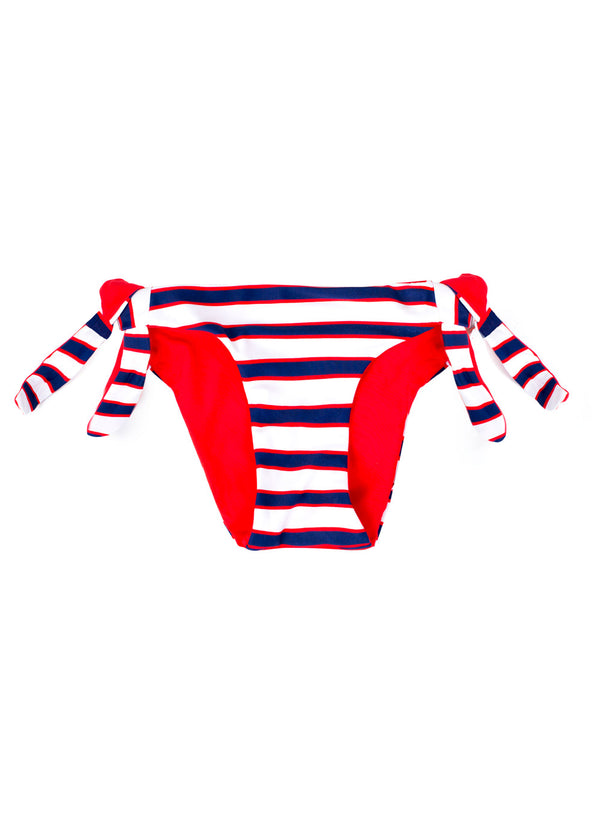 Smart & Sexy Reversible Side-Tie Swim Bottom | Americana Stripes