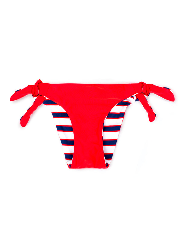 Smart & Sexy Reversible Side-Tie Swim Bottom | Americana Stripes