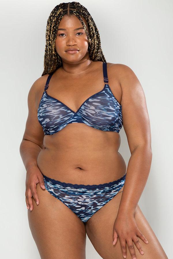 smart & sexy Sheer Mesh Demi Underwire Bra | Fluid Fantasy