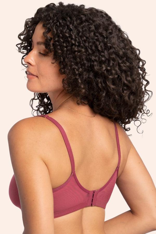 Smart & Sexy Sheer Mesh Demi Underwire Bra | Violet Quartz