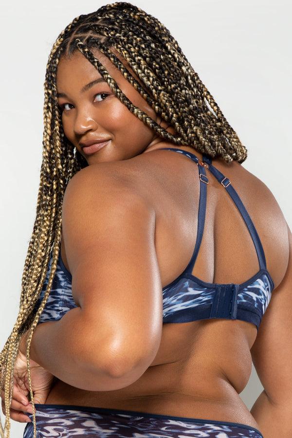 Smart & Sexy Sheer Mesh Plunge Bralette | Fluid Fantasy