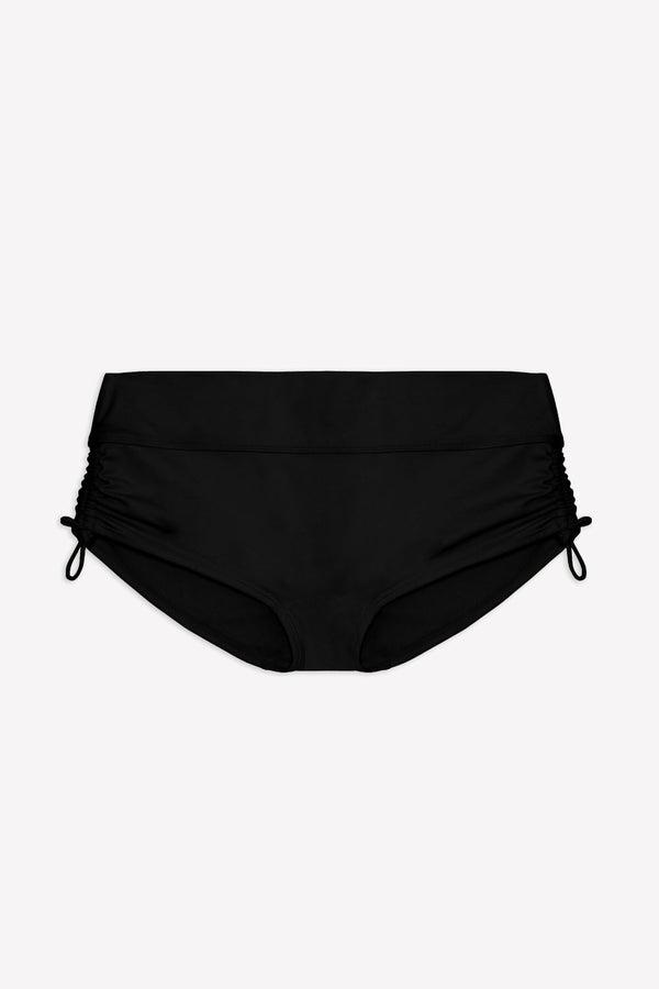 Smart & Sexy Side Tie Boyshort Bikini Bottoms | Black Hue