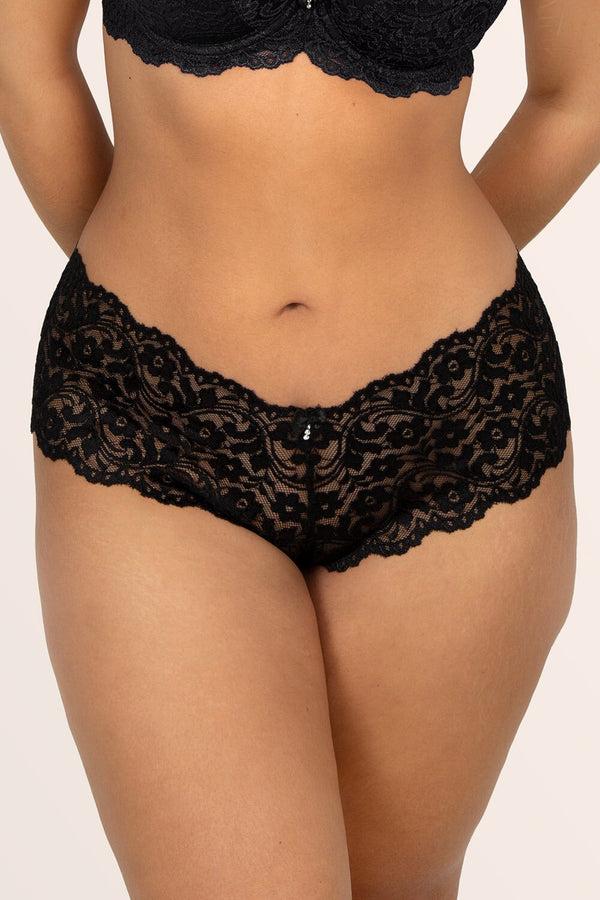 smart & sexy Signature Lace Cheeky Panty 2 Pack | Black Hue/ Black Hue