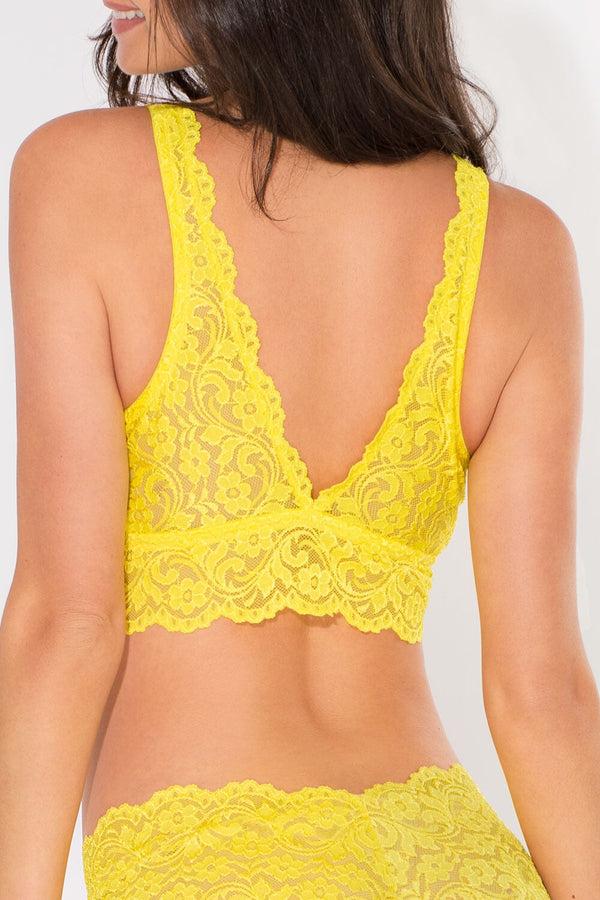 Smart & Sexy Signature Lace Deep V Bralette | Cabana Banana