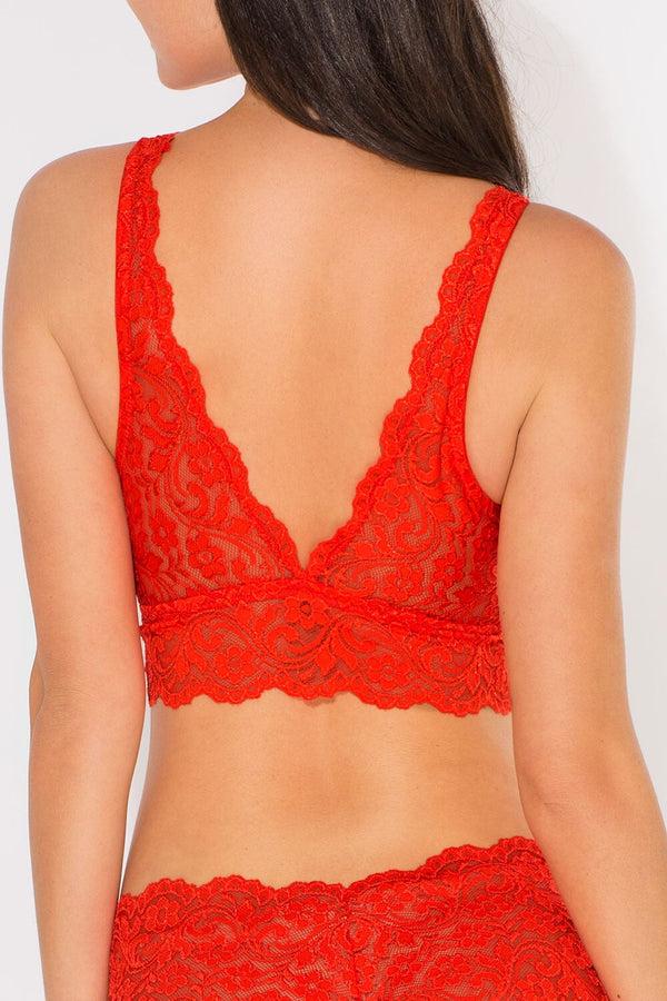 Smart & Sexy Signature Lace Deep V Bralette | Hot Fire Lace