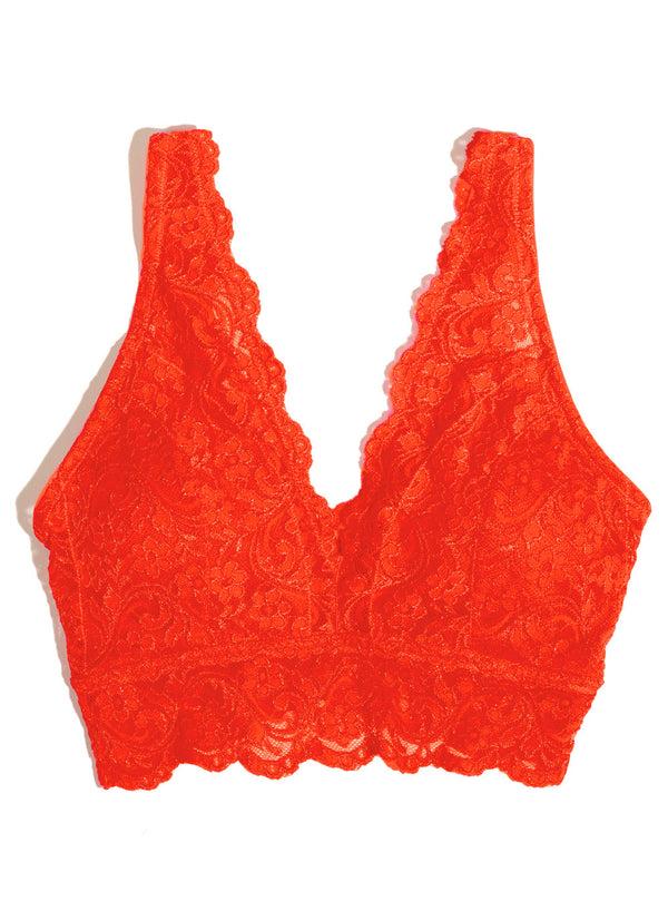 Smart & Sexy Signature Lace Deep V Bralette | Hot Fire Lace