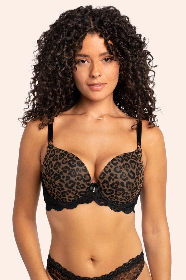 smart & sexy Signature Lace Push-Up Bra | Classic Leopard