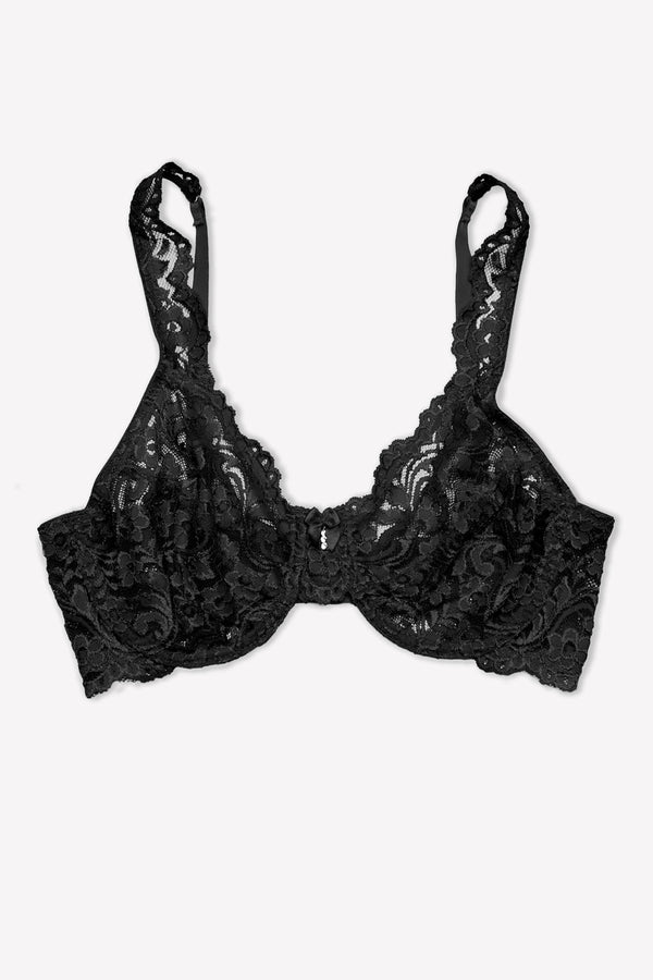 Smart & Sexy Signature Lace Unlined Underwire Bra 2 Pack | Black Hue