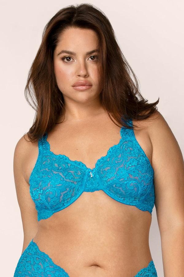Smart & Sexy Signature Lace Unlined Underwire Bra | Mykonos Blue
