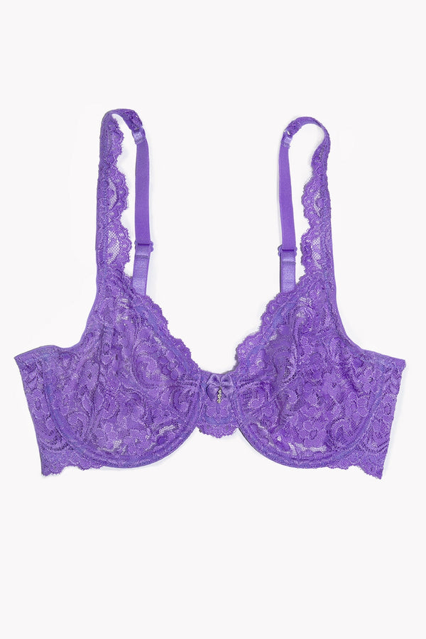 Smart & Sexy Signature Lace Unlined Underwire Bra | New Violet