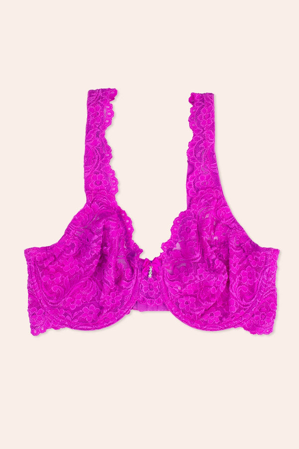 Smart & Sexy Signature Lace Unlined Underwire Bra | Orchid