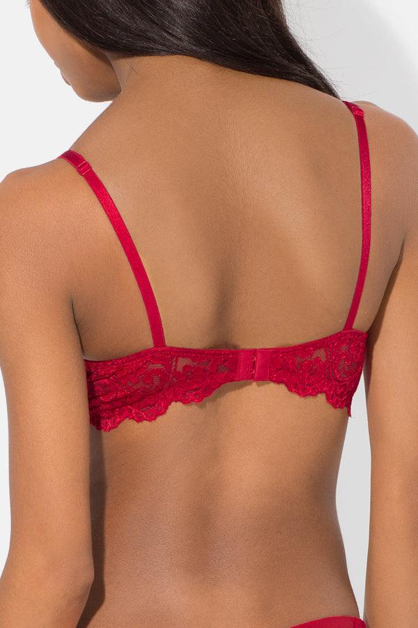 Smart & Sexy Add 2 Cup Sizes Push-Up Bra | No No Red
