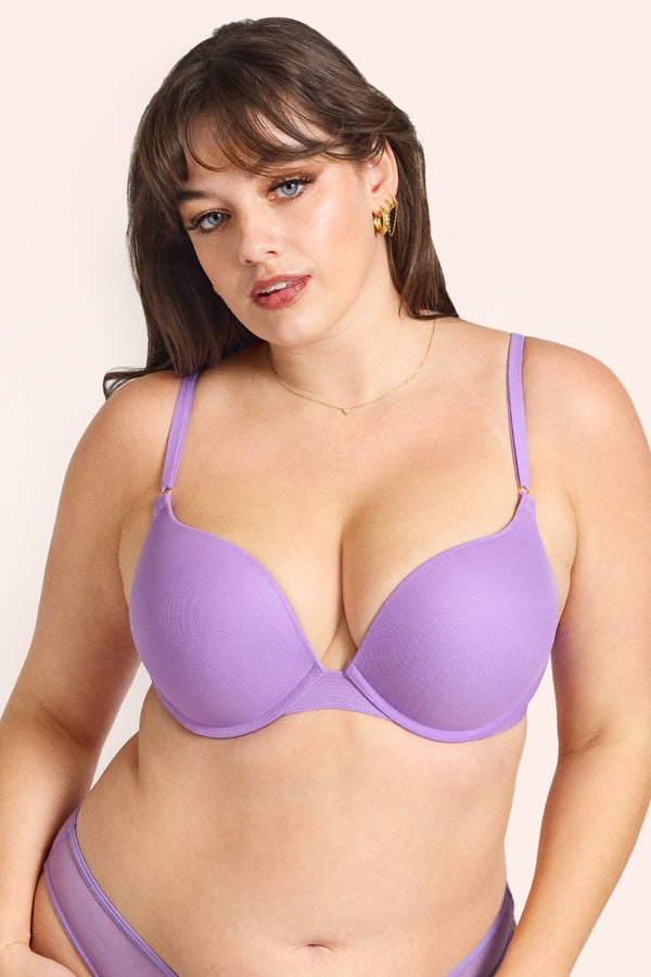 Smart & Sexy Add 2 Cup Sizes Push-Up Bra | Wisteria