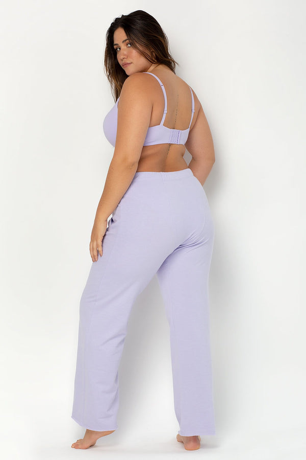 Smart & Sexy Boyfriend Lounge Pant | Lilac Iris Cotton